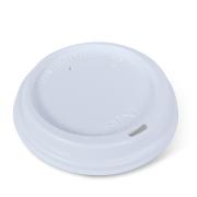 Detpak Smooth Hot Cup Lid To Suit 12/16/20oz White Carton 1000