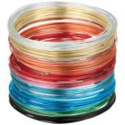 Zart Creative Soft Wire 6m Assorted Colours & Gauges Pack Of 10 Rolls