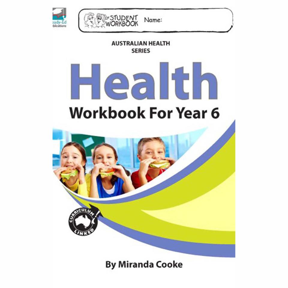 Health Workbook For Year 6. Author Miranda Cooke