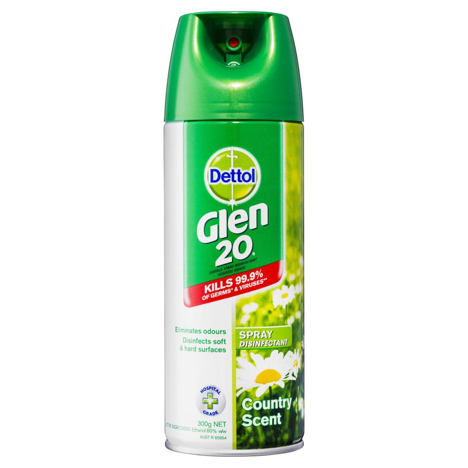 Dettol Glen 20 Disinfectant Spray Country Scent 300g | Winc