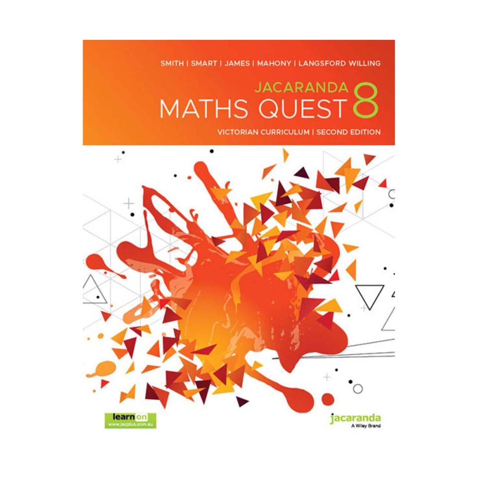 Jacaranda Maths Quest 8 Victorian Curriculum LearnON & Print Smith 2nd Edn