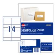 Avery L7163GU General Use Labels 99.1 x 38.1 mm 1400 Labels