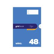 Winc Premium Exercise Book A4 10mm Grid 70gsm 48 Pages