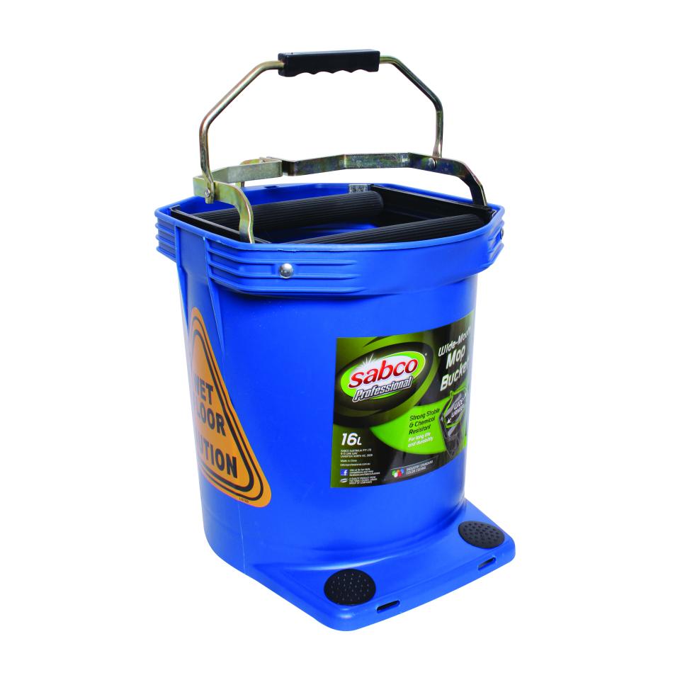 Sabco Sab37023 Wide Mop Bucket Plastic Blue 16L