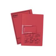 Avery Tubeclip File Foolscap 355 x 241mm Red with Black Print 
