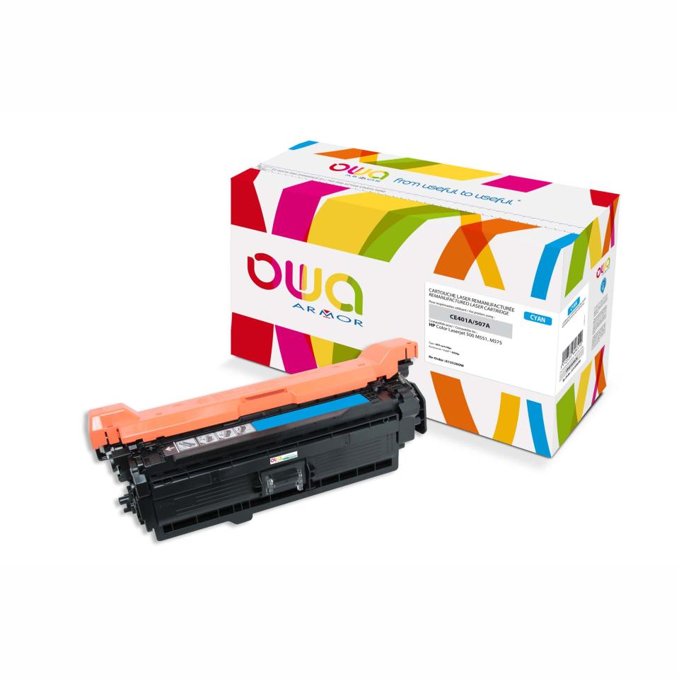 Owa CE401A Cyan Toner Cartridge 6K