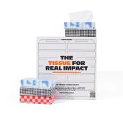 Shh!t Happens 100% Recycled 2 Ply Box 100 Facial Tissues Carton 48