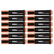 Winc Highlighter Recycled Chisel Tip 1.0-4.5mm Orange Box 12
