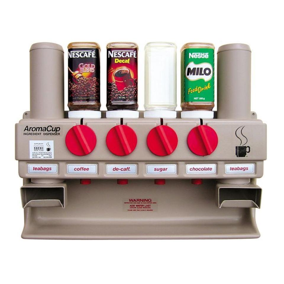 Aromacup Beverage Dispenser Ac600T 2 Tea Bag & 4 Ingredient System