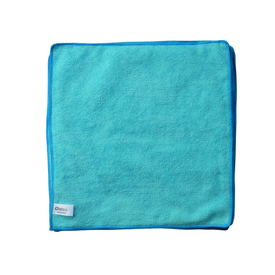 Oates Value Microfibre Cloths Blue Packet 10