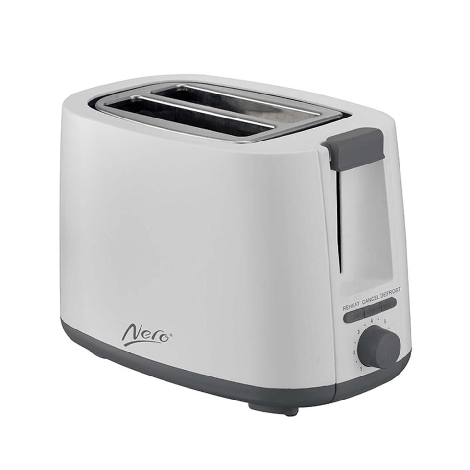 Nero 2 Slice Toaster White Winc
