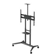 Arkin Manual Height Adjustable Tv Trolley To Fit 55 To 90 Max 90kg Vesa Up To 800 X 600