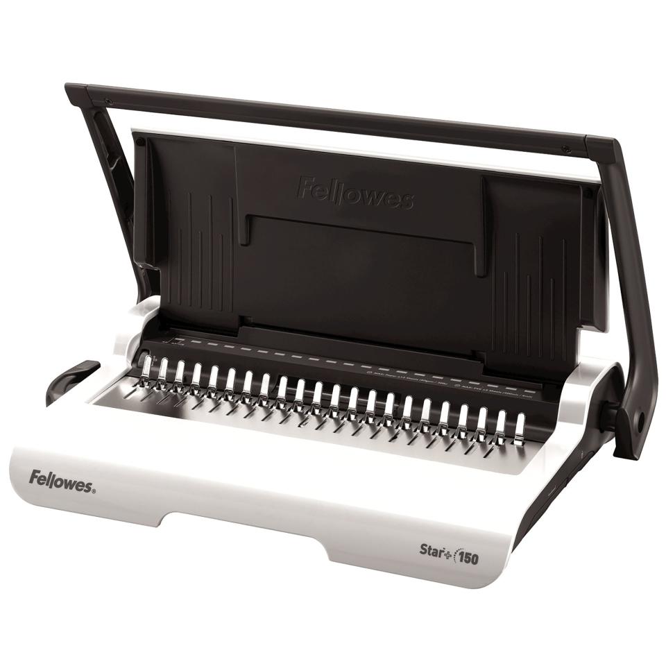 Fellowes Star+ 150 Plastic Comb Binding Machine Winc