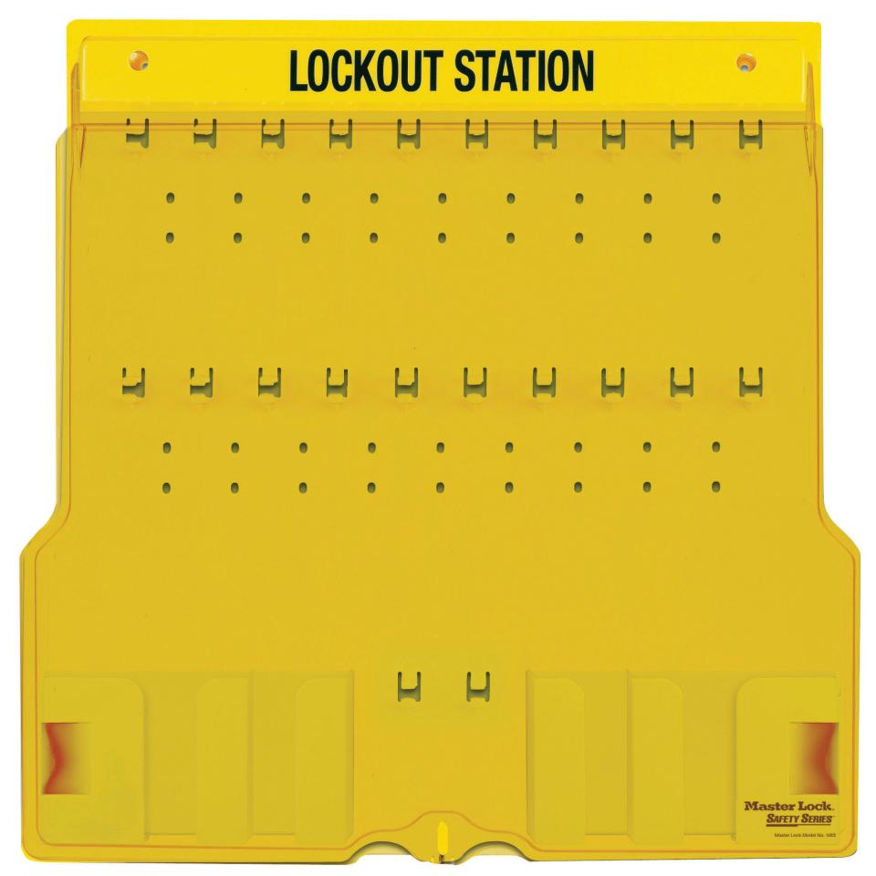 Masterlock Lockout Station 20 Lock Unfilled 1484b