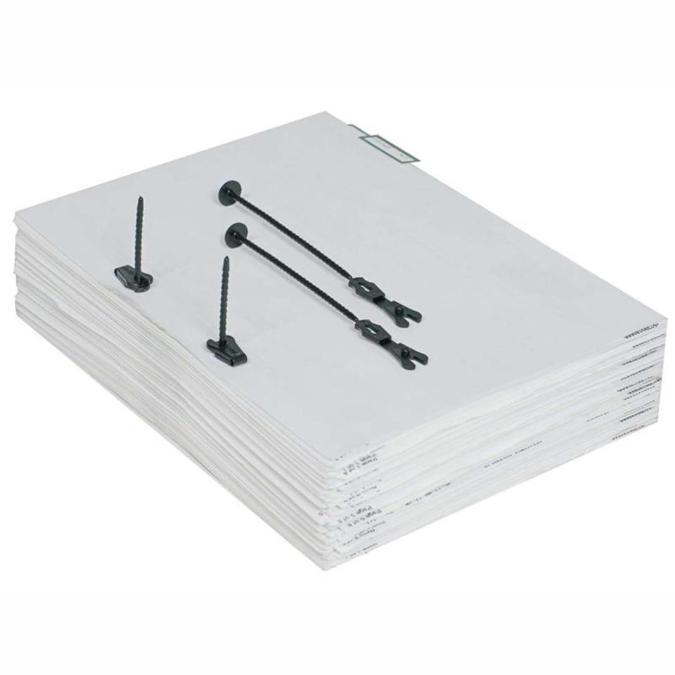 Arnos Polypost Paper Binder Fastener Black Pack 50
