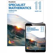 Pearson Specialist Mathematics QLD 11 Units 1 & 2 Student Book / Reader+