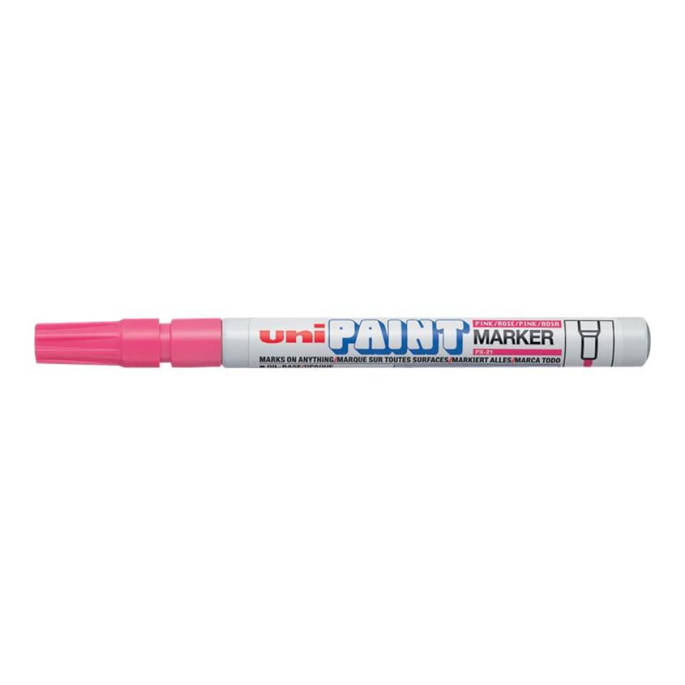 Uniball Px21 Paint Marker 1.2mm Pink Box 12 | Winc