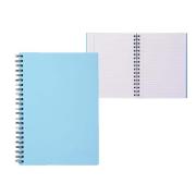 Winc Spiral Hardcover Notebook A4 Ruled 200 Page Blue