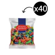 Victoria Gardens Jelly Beans Lollies Portions Control 65g Carton 40