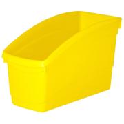 Elizabeth Richards Plastic Book Tub 100x265x195mm Yellow