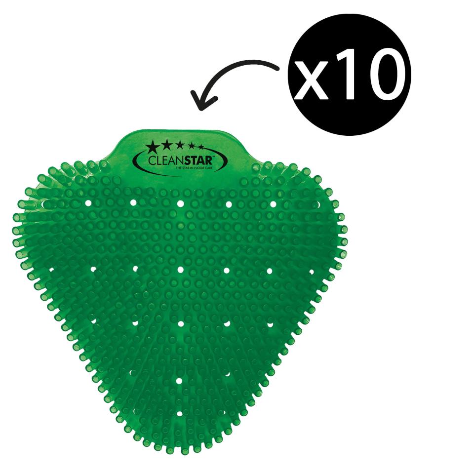 Cleanstar Anti-splash Urinal Screens Apple Fragrance Pack 10