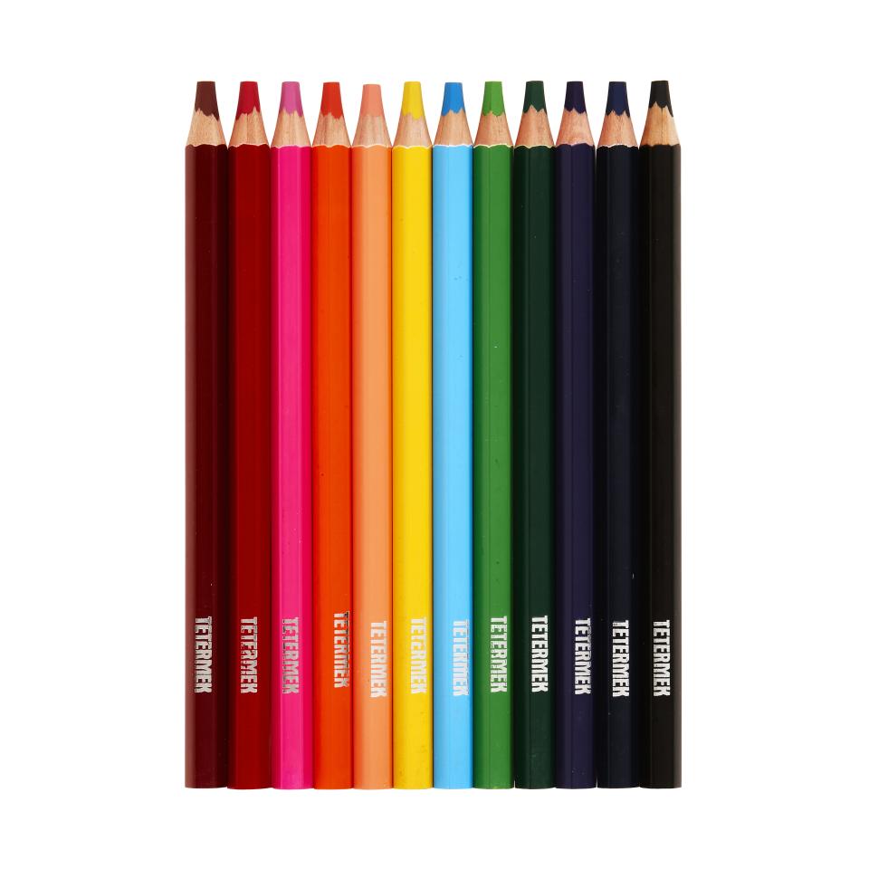 Teter Mek Maxi Coloured Pencils Pack 12
