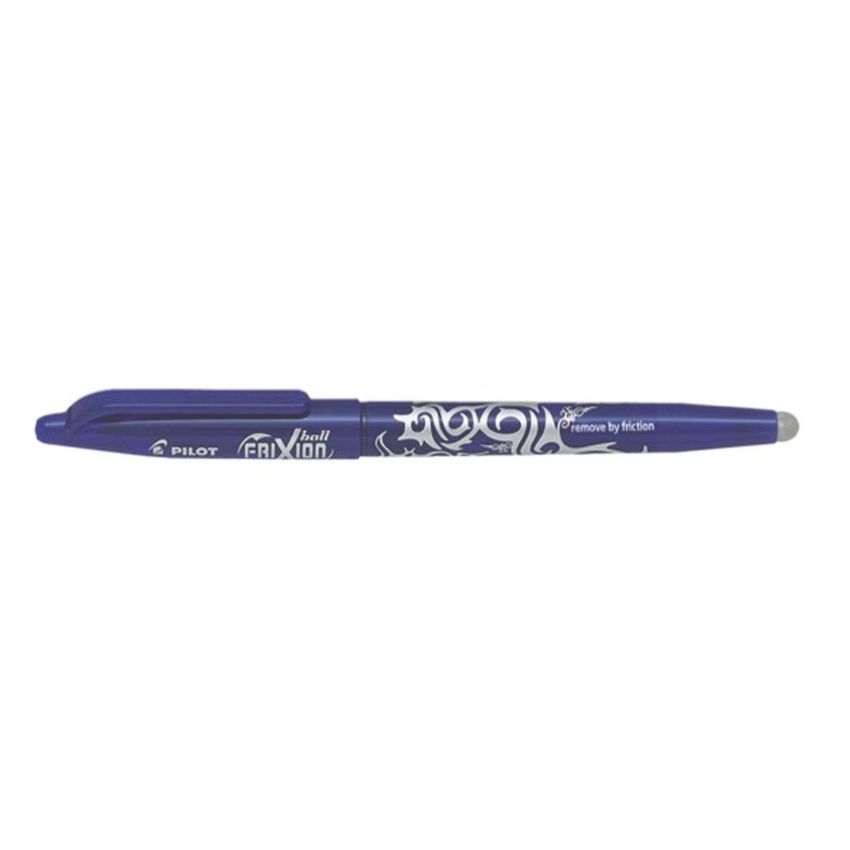 Pilot FriXion Ball Gel Pen, Erasable, Blue, 0.7 mm
