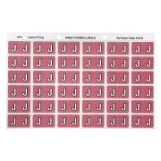 Avery J Side Tab Colour Coding Labels for Lateral Filing - 25 x 38mm - Mauve - 180 Labels