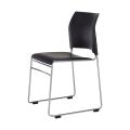 Thumbnail image of Buro Maxim Sled Base Visitor Chair Black with Black Powdercoat Frame