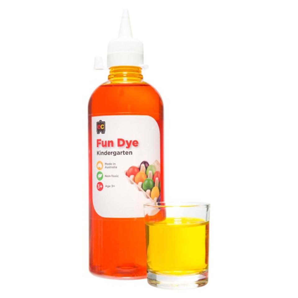 Educational Colours Kindergarten Fun Dyes 500ml Yellow