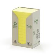 Post-It 100% Recycled Paper Notes 653-1T 38 X 51mm Pack 24
