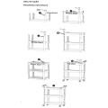 Thumbnail image of Compass Compact 3 Shelf Utility Cart