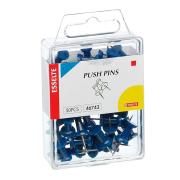 Esselte 46743 Push Pins Blue Pack 50