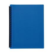 Winc Display Book A4 Refillable 20 Pocket Insert Cover/Blue