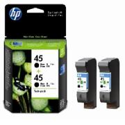HP 45 Black Ink Cartridge - CC625AA - 2-Pack