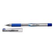 Officemax Ballpoint Pen 1.0mm Rubber Grip Blue