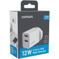 Thumbnail image of Comsol 12w Dual USB-A Wall Charger