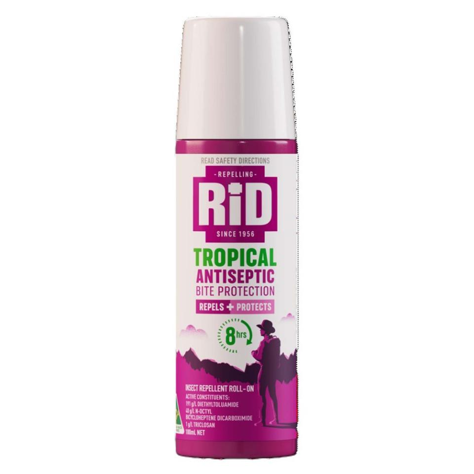RID Insect Repellent Tropical Strength Roll On 100ml Image