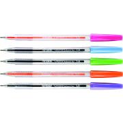 Artline Smoove Ballpoint Pen Medium 1.0mm Assorted Colour Bright Box 10