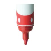 Officemax Drysafe Whiteboard Marker Bullet 2.0mm Red Pack 6
