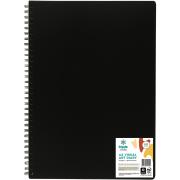 Made by Mandura A3 Visual Art Diary Spiral 110gsm Black Cover 120 Pages