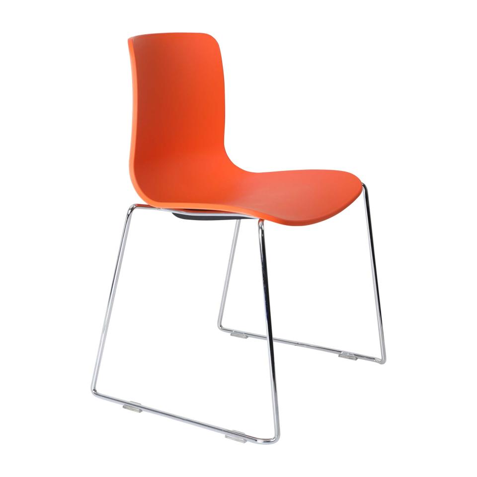 Dal Acti Visitor Chair with Chrome Frame Sled Base