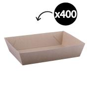 Detpak Endura Food Tray No. 3 Brown Carton 400