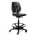 Thumbnail image of Chair Solutions LAB400 Drafter In Black Poly Shell