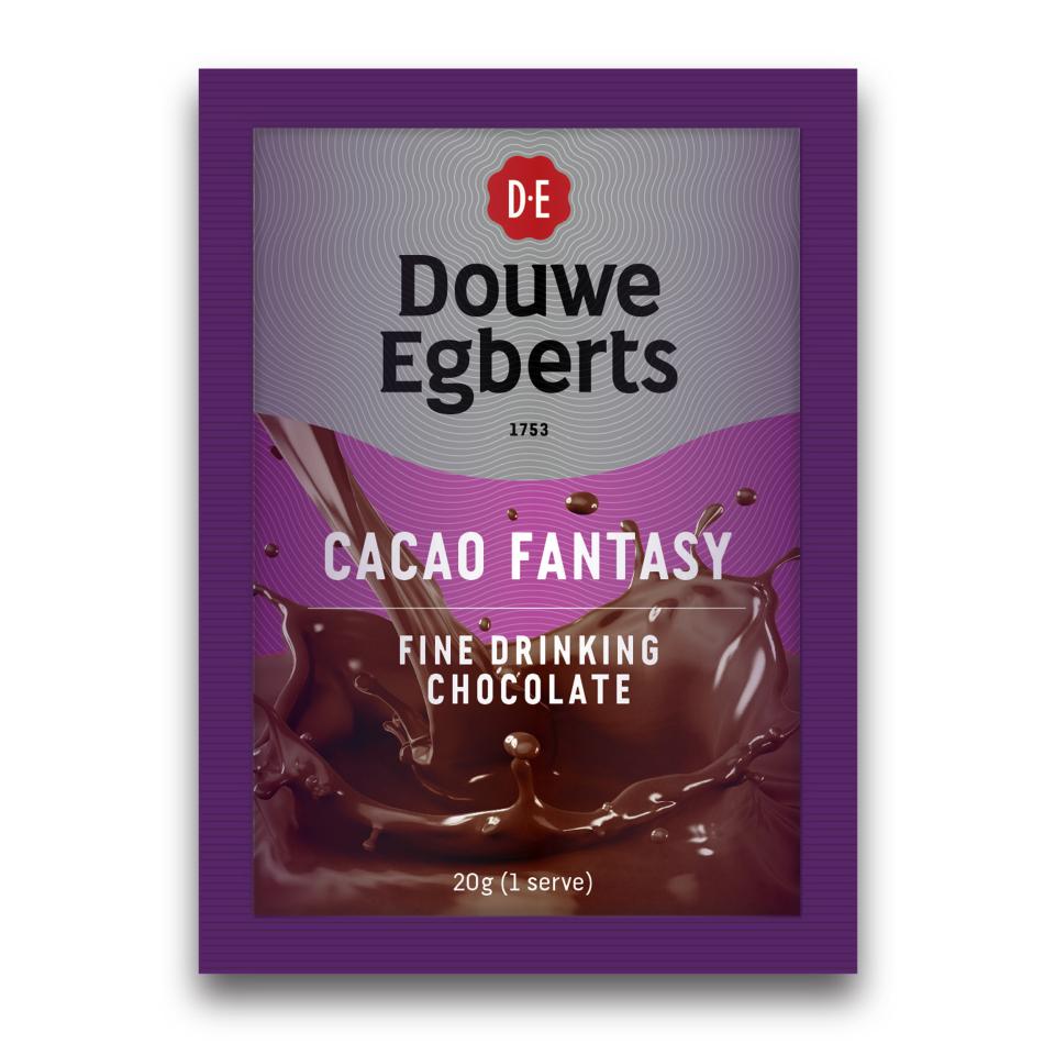 Douwe Egberts Cacao Fantasy Chocolate Sachet 20g Carton 100 Winc