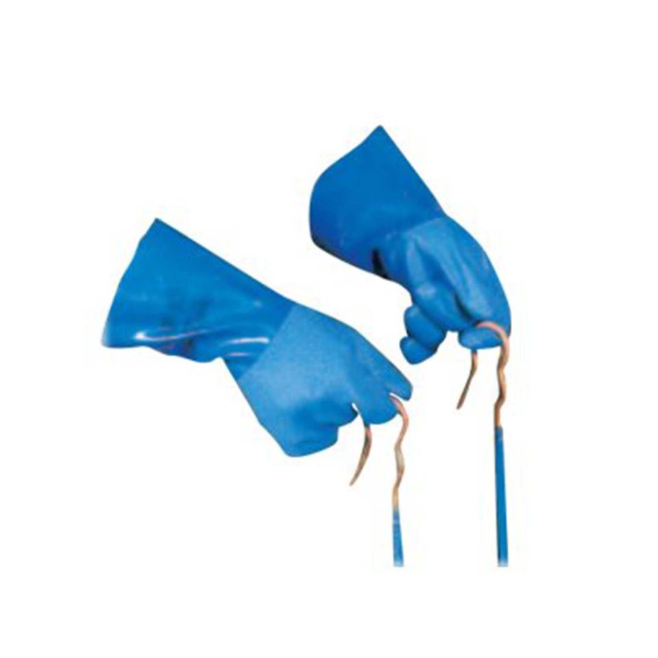 AlphaTec 04-644 PVC with cotton liner glove Blue size 11 Pair