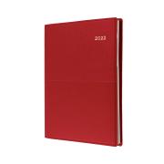 Collins Debden 2022 Vanessa Diary A4 Day To Page Red