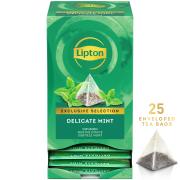 Lipton Exclusive Selection Delicate Mint Tea Bags Pack 25