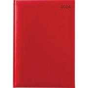 Winc 2024 Soft Touch Hard Cover Diary A4 Day to Page Red
