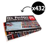 Micador Oil Pastels Class Pack Specialty Set 432